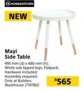 Home & Kitchen Mayi Side Table 495mm(d) x 780mm(h) 