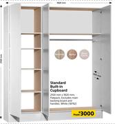 Standard Built-In Cupboard 2100mm X 1820mm