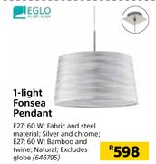 Eglo 1-Light Fonsea Pendant