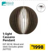 Eglo 1-Light Cassano Pendant