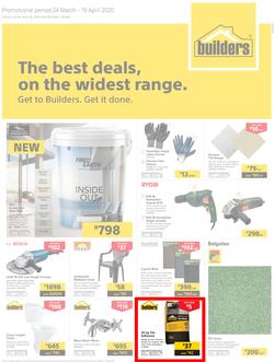 Builders Superstore Inland : The Best Deals On The Widest Range (24 March - 19 April 2020), page 1