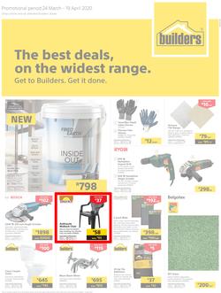 Builders Superstore Inland : The Best Deals On The Widest Range (24 March - 19 April 2020), page 1