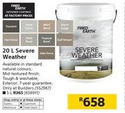 Fired Earth 20Ltr Severe Weather