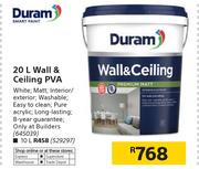 Duram 10Ltr Wall & Ceiling PVA