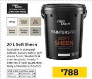 Fired Earth 20Ltr Soft Sheen