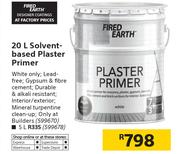 Fired Earth 5Ltr Solvent Based Plaster Primer