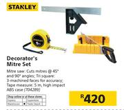 Stanley Decorator's Mitre Set