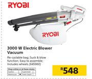 Ryobi 3000W Electric Blower Vacuum