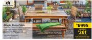 Design House Atlantis Dining Table-2000mm x 1000m x 760mm