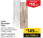 Larix Porcelain Tiles 300mm X 1000mm-Per Sqm