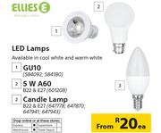 Ellies LED Lumps Candle Lamp-Each