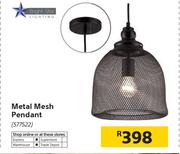 Bright Star Metal Mesh Pendant