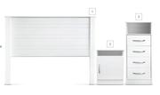Home & Kitchen White Pedestal-450mm x 450mm X 650mm
