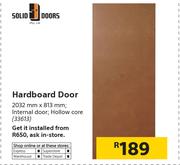 Solid Doors Hardboard Door-2032mm x 813mm