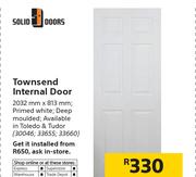 Solid Doors Townsend Internal Door-2032mm X 813mm