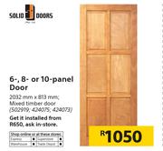 Solid Doors 6, 8 Or 10 Panel Door-2032mm X 813mm