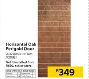 Horizontal Oak Perigold Door-2032mm X 813mm