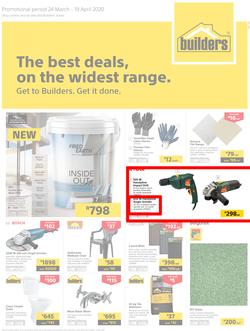 Builders Superstore KwaZulu-Natal & East London: The Best Deals On The Widest Range (24 March - 19 April 2020), page 1