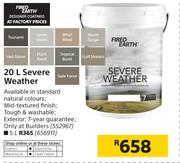 Fired Earth 5Ltr Severe Weather