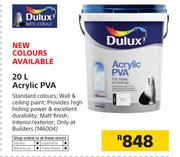 Dulux 20Ltr Acrylic PVA