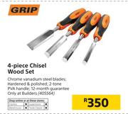 Grip 4 Piece Chisel Wood Set