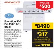 Megamaster Evolution 500 Pro Patio Gas Braai