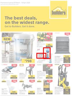 Builders Inland : The Best Deals On The Widest Range (24 March - 19 April 2020), page 1