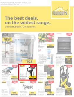 Builders Inland : The Best Deals On The Widest Range (24 March - 19 April 2020), page 1
