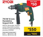 Ryobi 710W 13mm Handyline Impact Drill HID710
