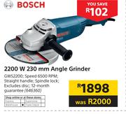 Bosch 2200W 230mm Angle Grinder GWS2200