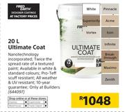Fired Earth 20Ltr Ultimate Coat