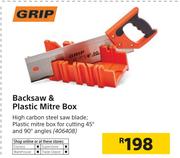Grip Backsaw & Plastic Mitre Saw