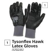 Tysonflex Hawk Latex Gloves-Per Pair