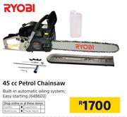 Ryobi 45cc Petrol Chainsaw