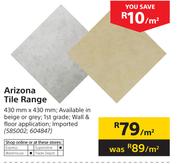 Arizona Tile Range-430mm x 430mm Per Sqm