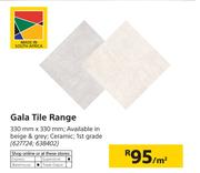 Gala Tile Range-330mm x 330mm Per Sqm