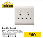 Builders Double Socket