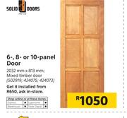 Solid Doors 6, 8 Or 10 Panel Door-2032mm x 813mm