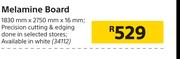 Melamine Board-1830mm x 2750mm x 16mm