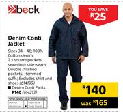 Beck Denim Conti Pants