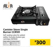 Alva Canister Stove Single Burner CCR101