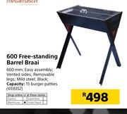Megamaster 600 Free Standing Barrel Braai