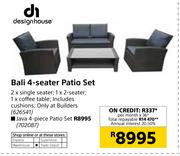 Designhouse Bali 4-Seater Patio Set