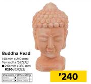 Buddha Head 140mm X 240mm Terracotta