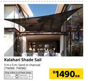 Kalahari Shade Sail 5m X 5m-Each
