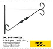 300mm Bracket Black Or Green-Each