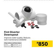 First Diverter Downspout