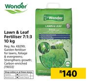 Wonder Lawn & Leaf Fertiliser 7:1:3-10Kg