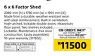 Keter 6 x 6 Factor Shed