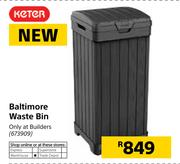 Keter Baltimore Waste Bin